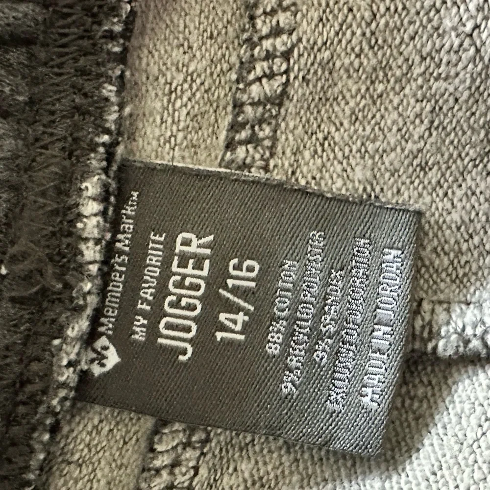 Member’s Mark My Favorite Jogger gray boys 14/16